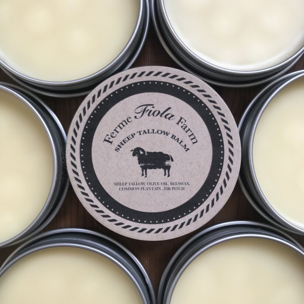 Ferme Fiola Farm - Sheep Tallow Balm – The Fibre Nook